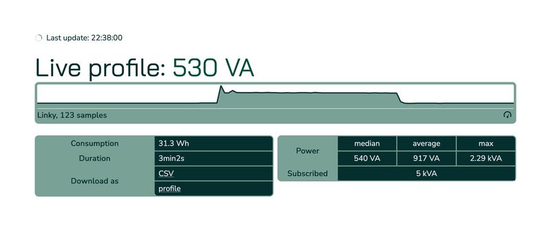 Interface web pour l’enregistrement de l’aspirateur