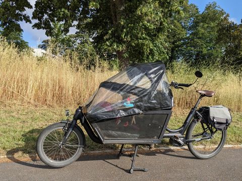 Image représentant un vélo cargo à assistance électrique