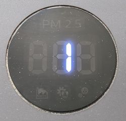 Afficheur indiquant 1 pour la vitesse 1