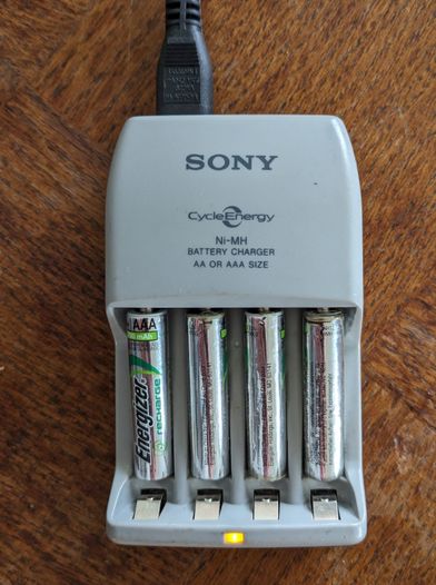 Image représentant la recharge de piles Ni-MH