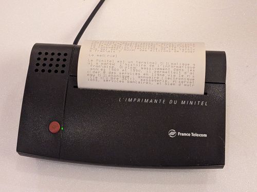 L’imprimante du Minitel