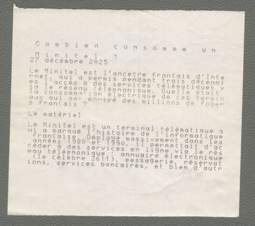 Impression réussie de la page écran